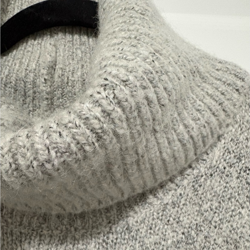 NWT Joie Soft Gray Turtleneck Sweater Dress Size Small - Picture 2 of 6